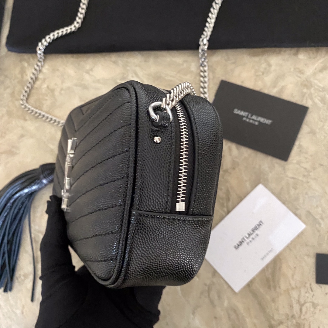YSL Mini Lou Quilted Leather Camera Bag