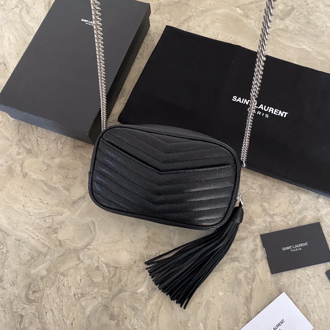 YSL Mini Lou Quilted Leather Camera Bag
