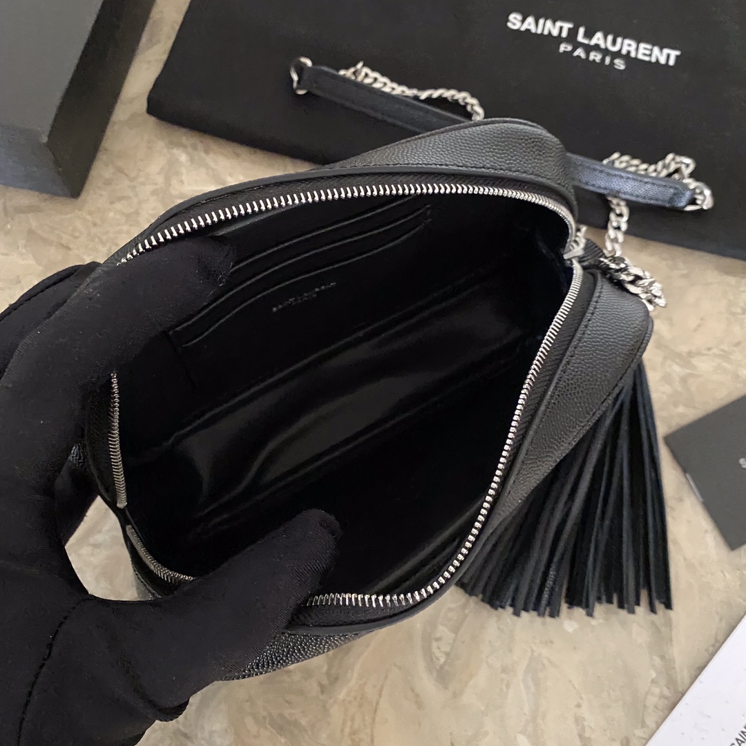 YSL Mini Lou Quilted Leather Camera Bag