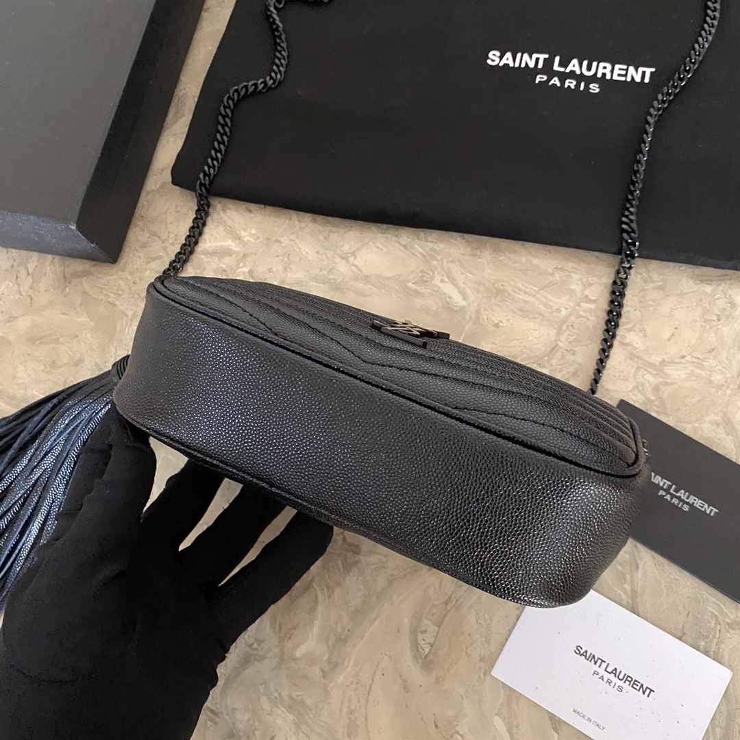 YSL Mini Lou Quilted Leather Camera Bag