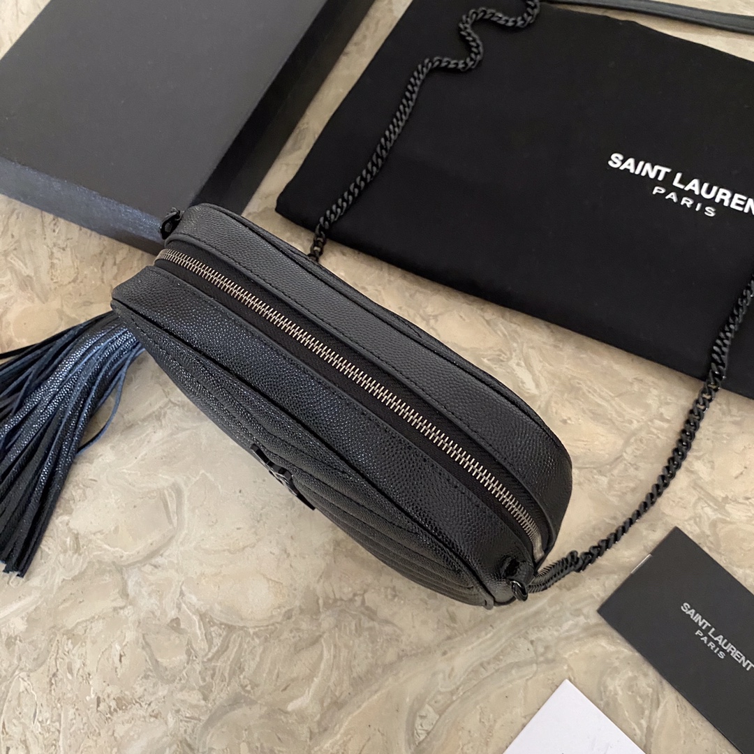 YSL Mini Lou Quilted Leather Camera Bag