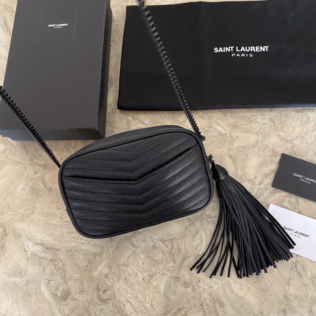 YSL Mini Lou Quilted Leather Camera Bag