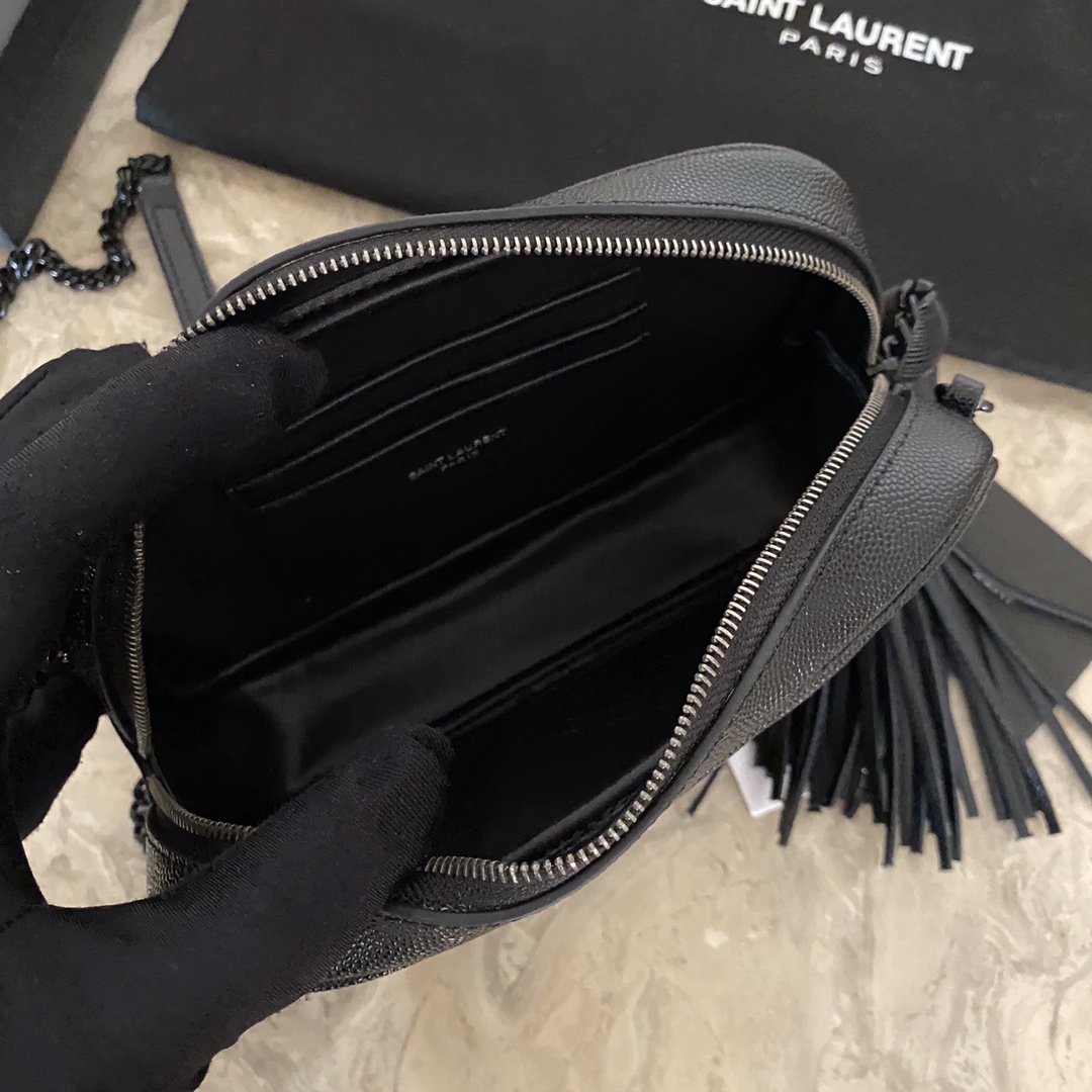 YSL Mini Lou Quilted Leather Camera Bag