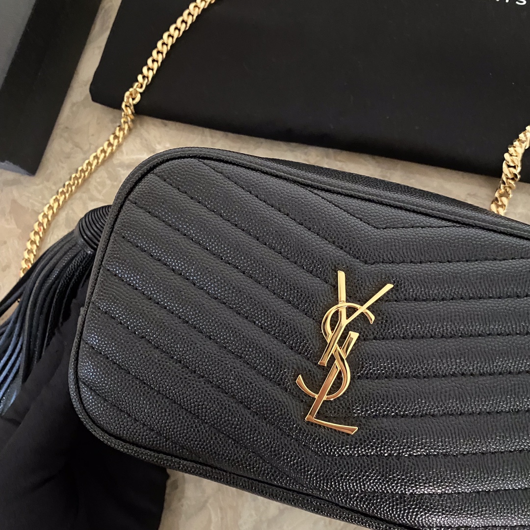 YSL Mini Lou Quilted Leather Camera Bag