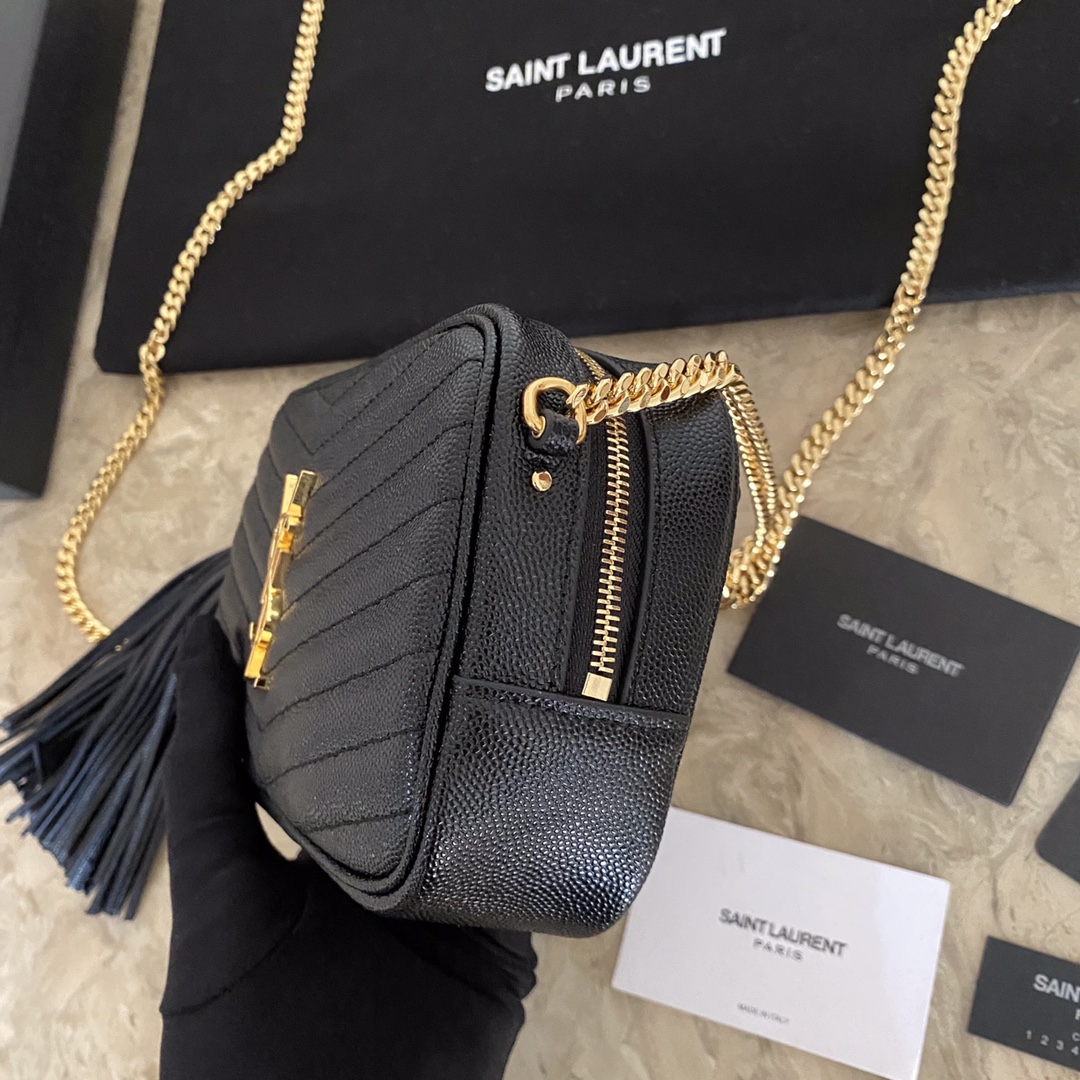 YSL Mini Lou Quilted Leather Camera Bag