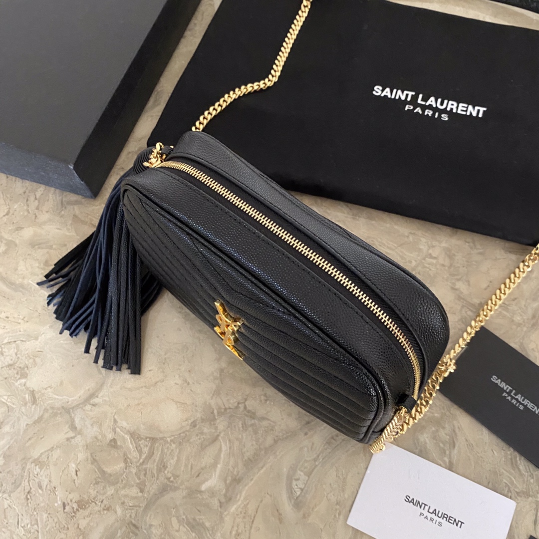 YSL Mini Lou Quilted Leather Camera Bag