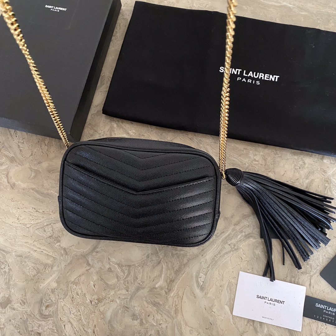 YSL Mini Lou Quilted Leather Camera Bag