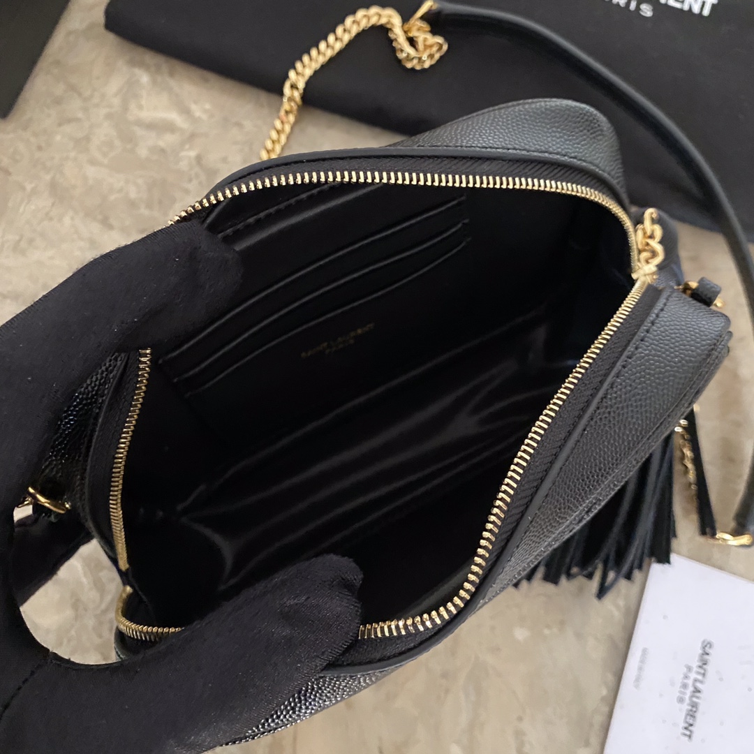 YSL Mini Lou Quilted Leather Camera Bag