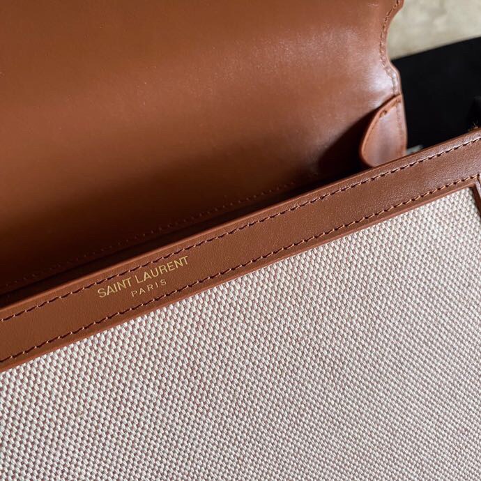 SOLFERINO LARGE SATCHEL IN BOX SAINT LAURENT LEATHER