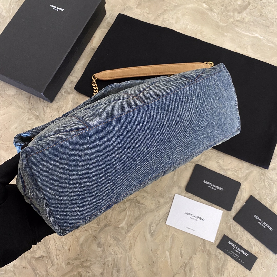 PUFFER MEDIUM BAG IN QUILTED LAMBSKIN-29CM