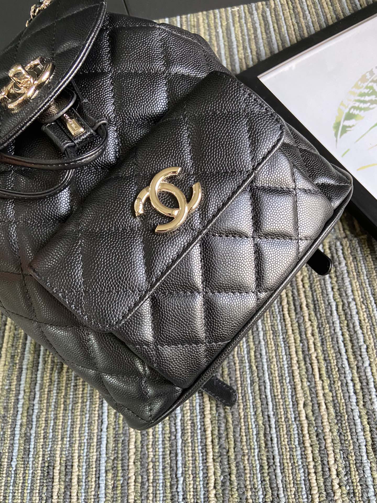 Ch*el ball pattern backpack