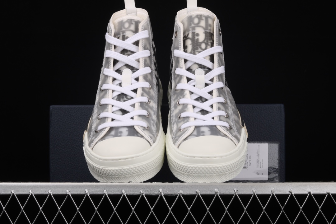 D*or b23 oblique high top sneakers kaws