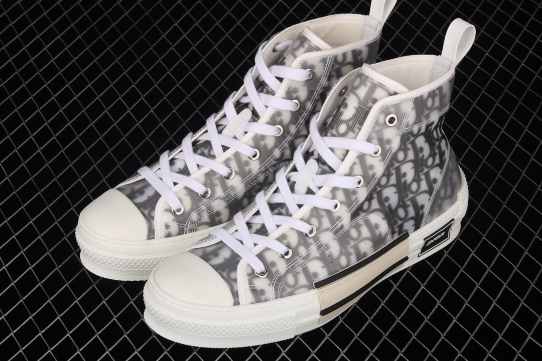 D*or b23 oblique high top sneakers kaws