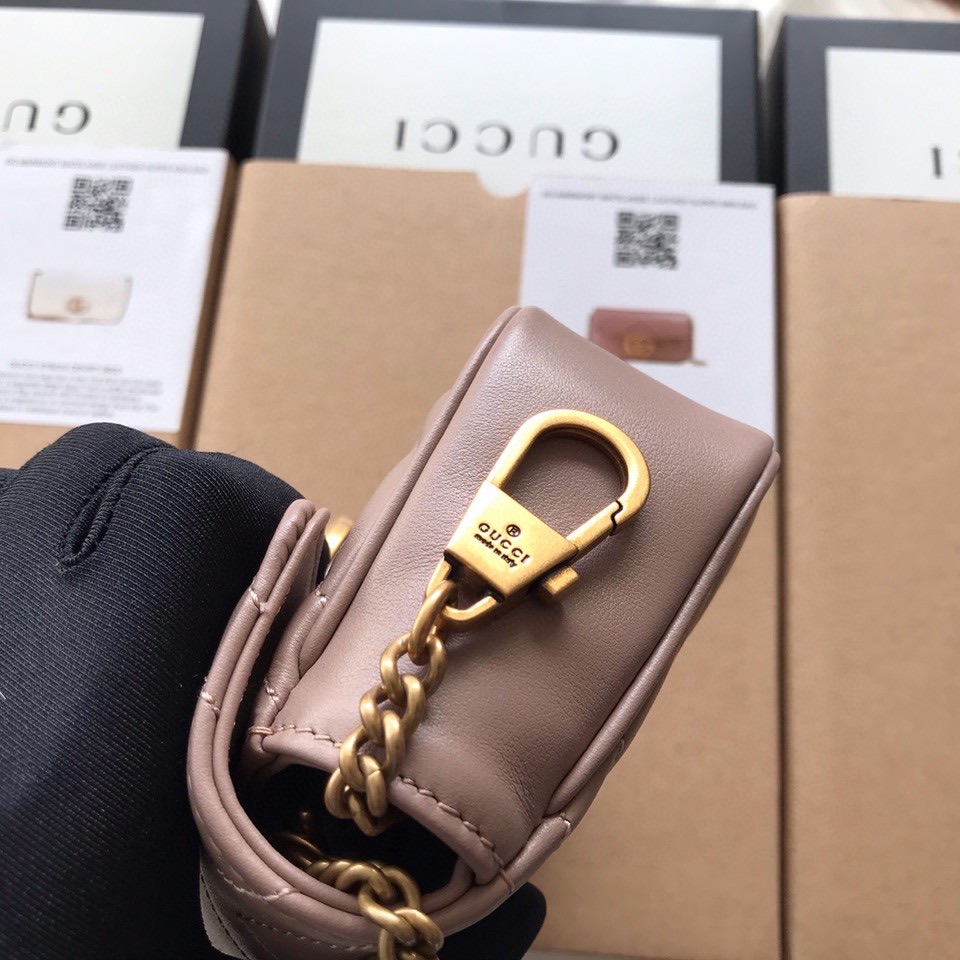 gg marmont matelassé leather S*per mini bag