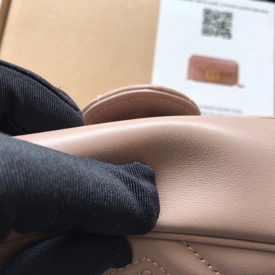 gg marmont matelassé leather S*per mini bag