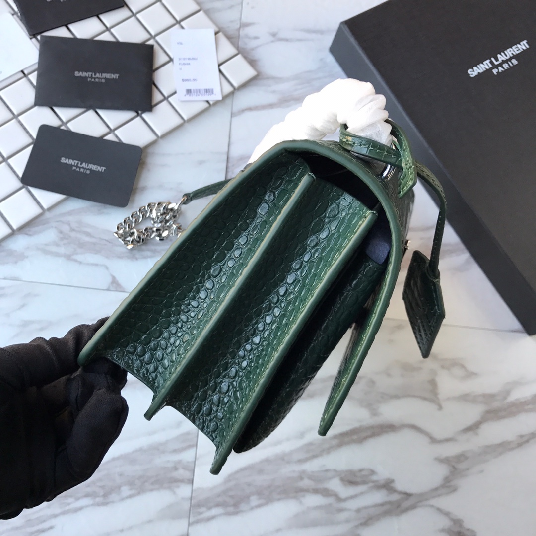 MANHATTAN MEDIUM SHOPPING BAG IN BOX SAINT LAURENT LEATHER