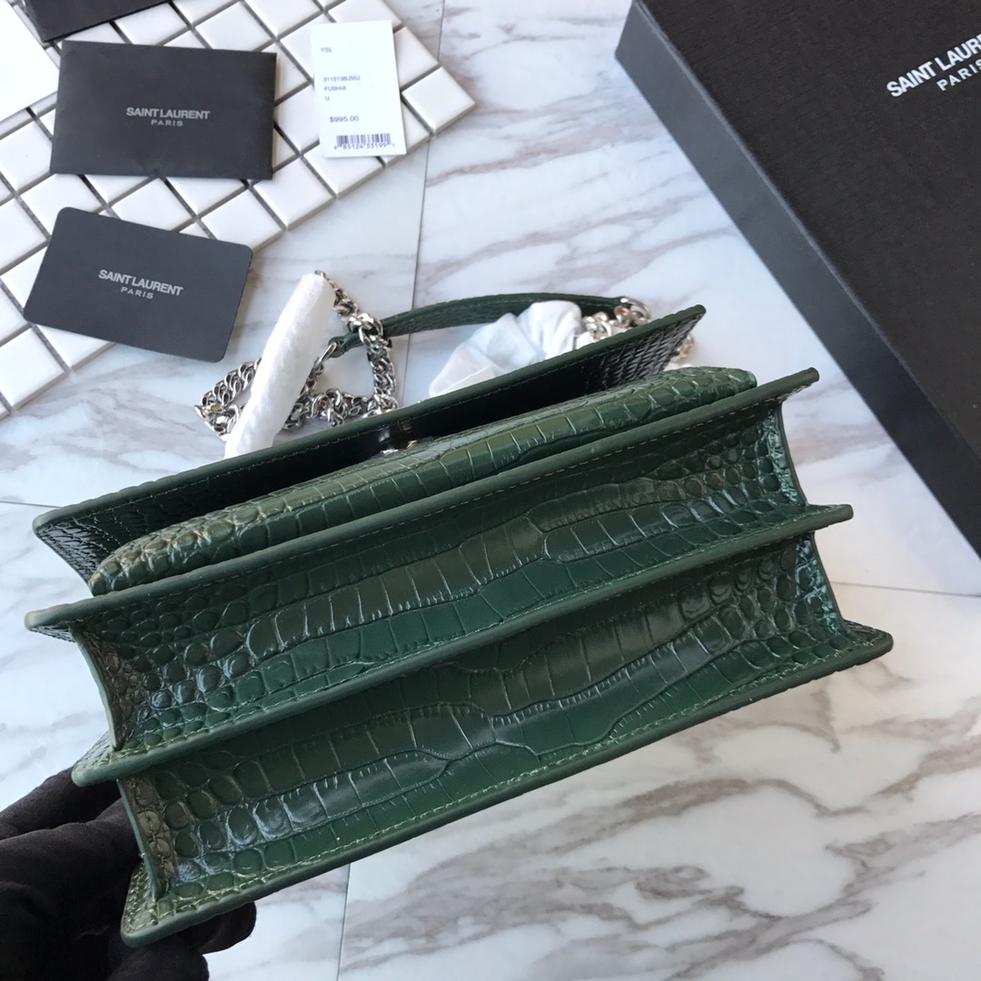 MANHATTAN MEDIUM SHOPPING BAG IN BOX SAINT LAURENT LEATHER