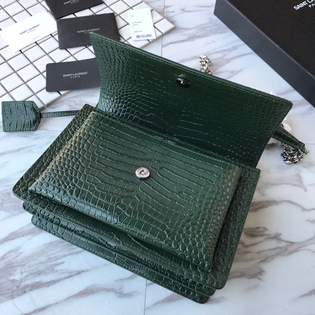 MANHATTAN MEDIUM SHOPPING BAG IN BOX SAINT LAURENT LEATHER
