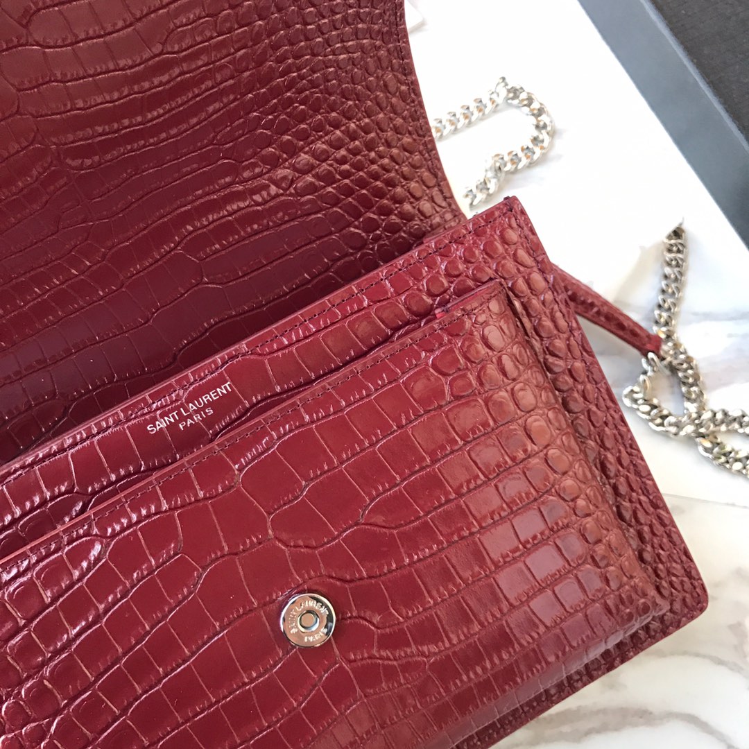 MANHATTAN MEDIUM SHOPPING BAG IN BOX SAINT LAURENT LEATHER