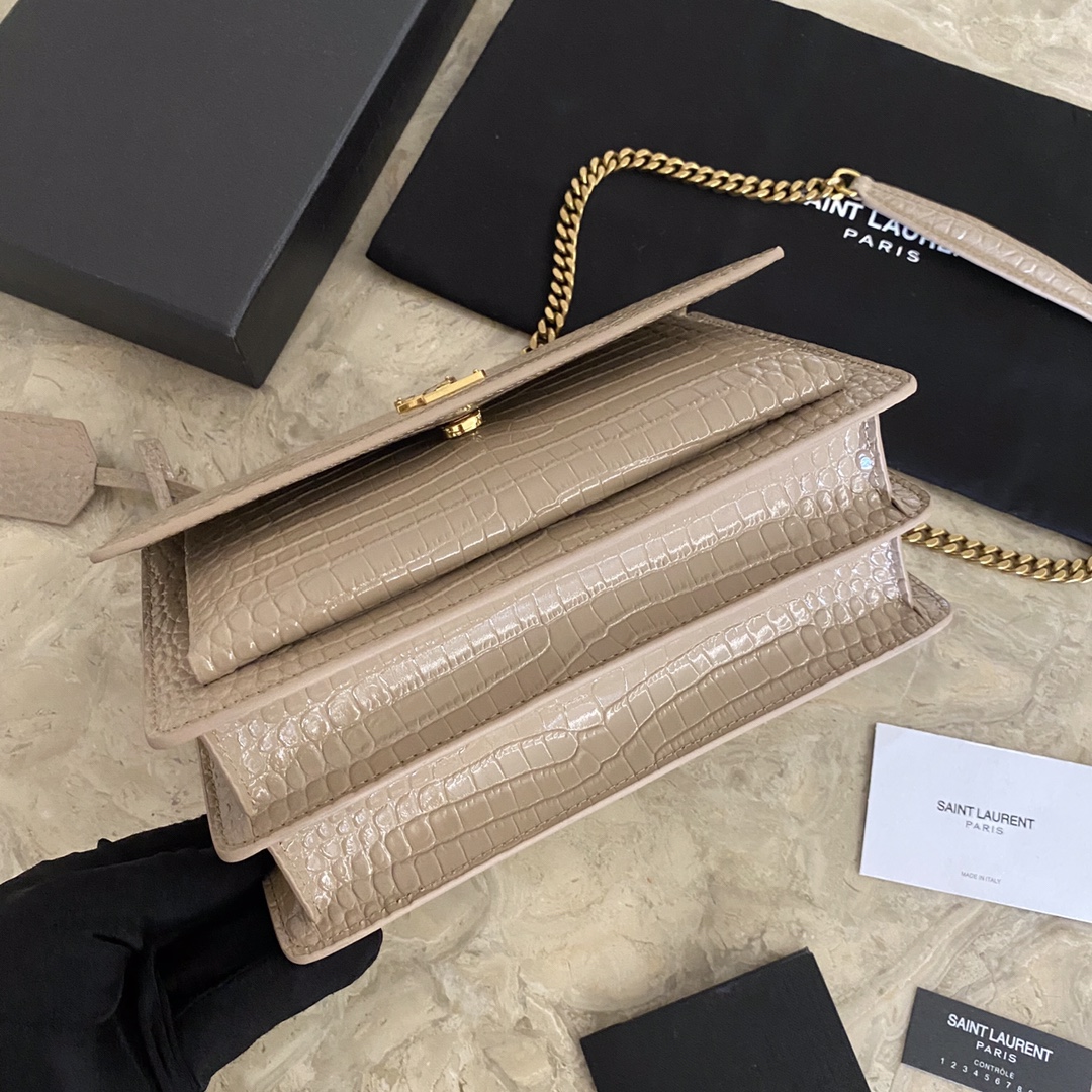 MANHATTAN MEDIUM SHOPPING BAG IN BOX SAINT LAURENT LEATHER
