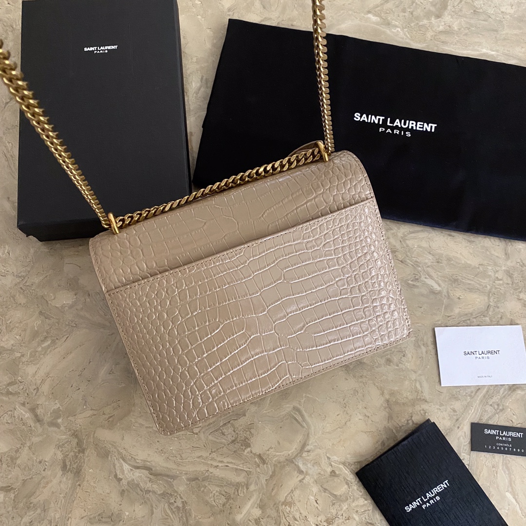 MANHATTAN MEDIUM SHOPPING BAG IN BOX SAINT LAURENT LEATHER