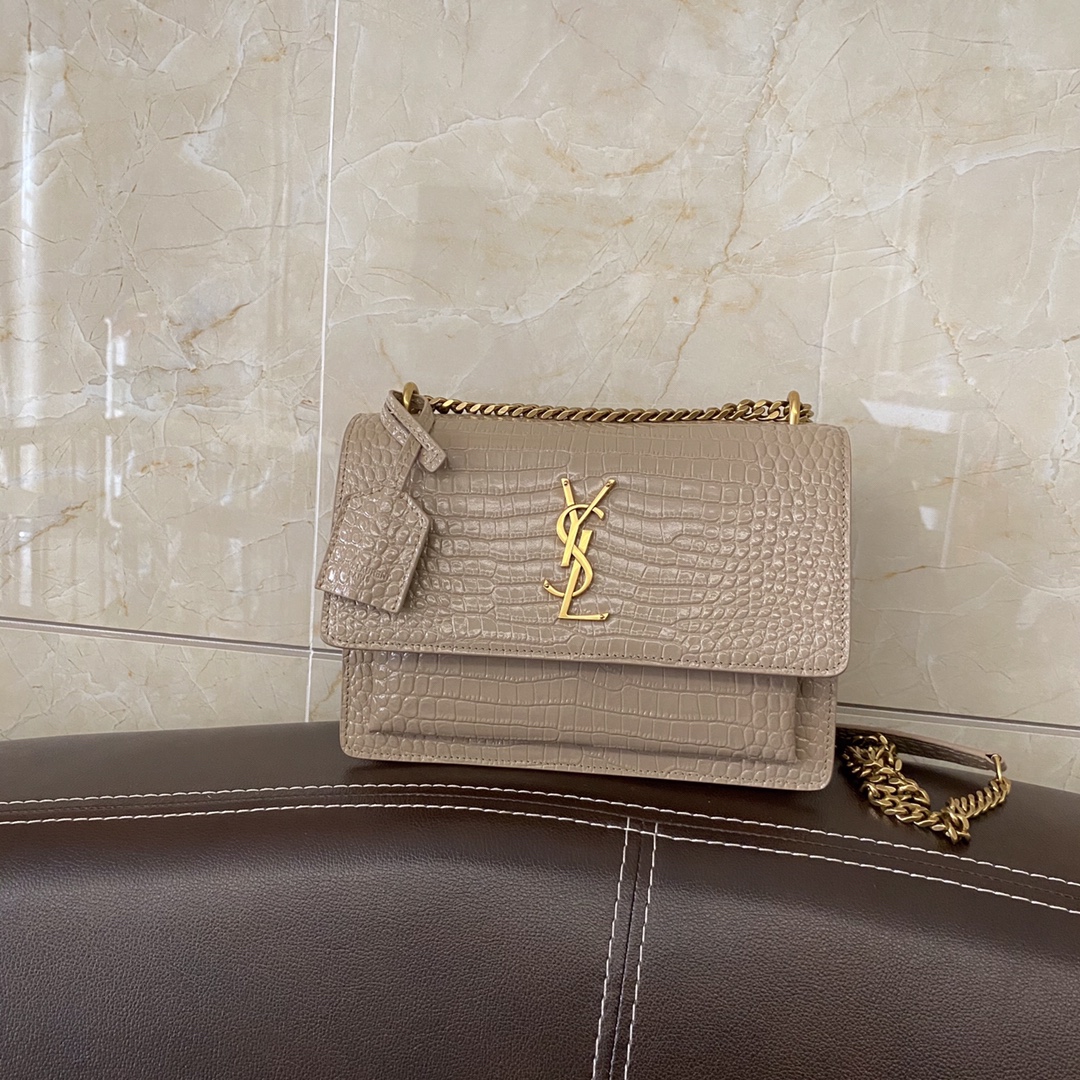 MANHATTAN MEDIUM SHOPPING BAG IN BOX SAINT LAURENT LEATHER