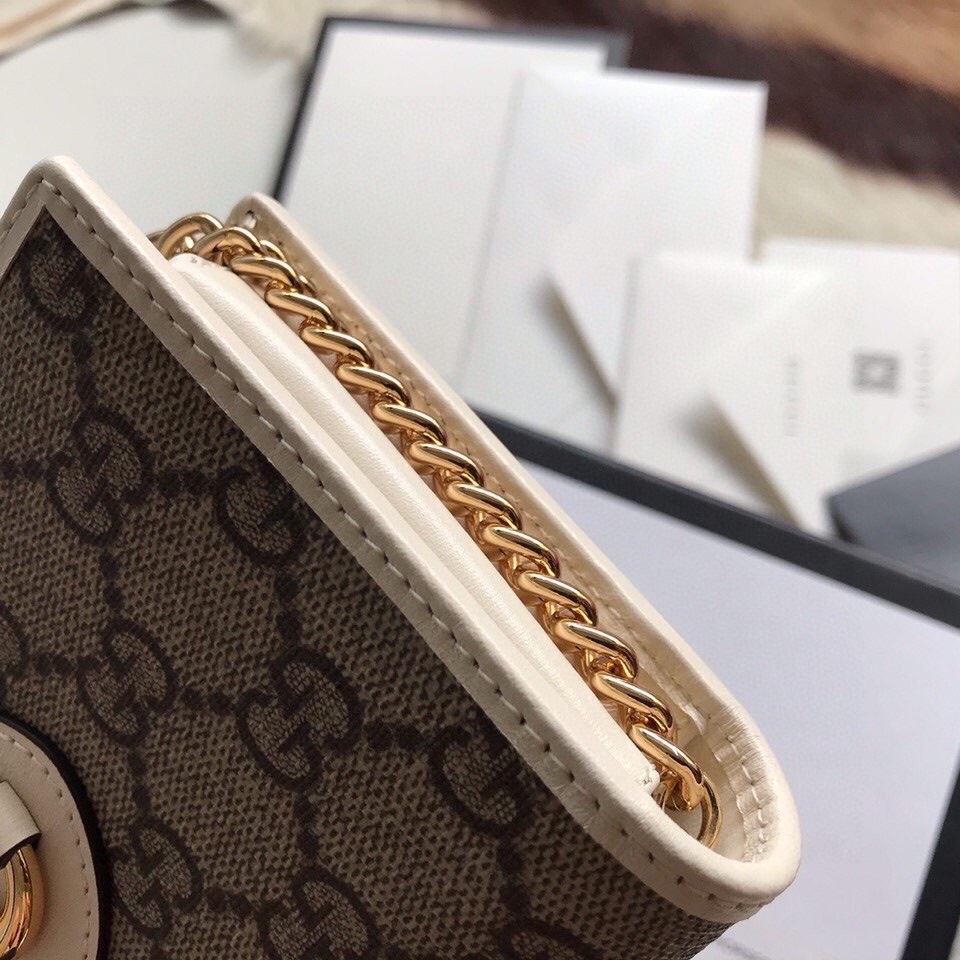 G*u*i horsebit 1955 wallet with chain