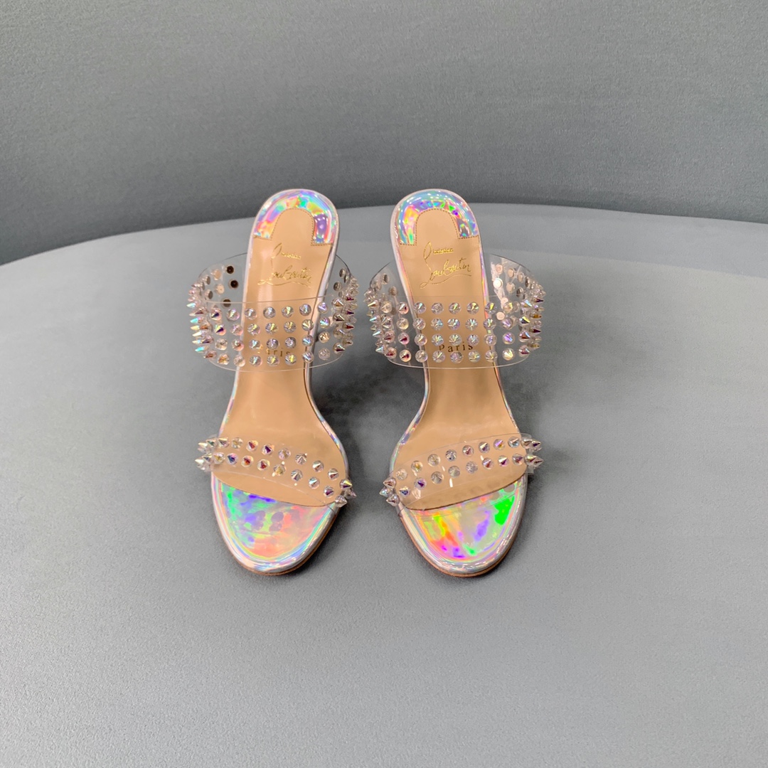 Ch**an louboutin flip spikes sandals