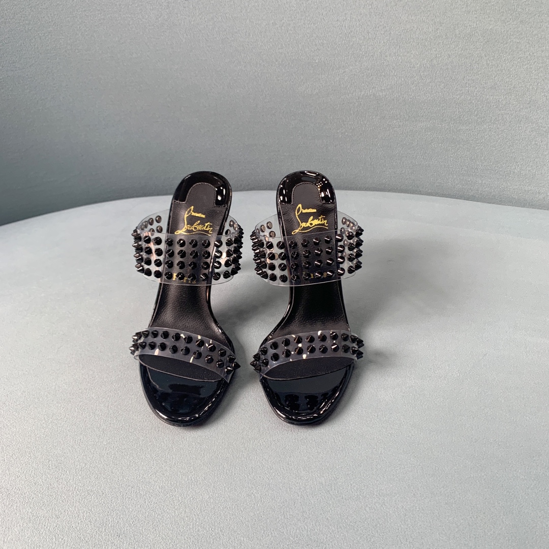 Ch**an louboutin flip spikes sandals
