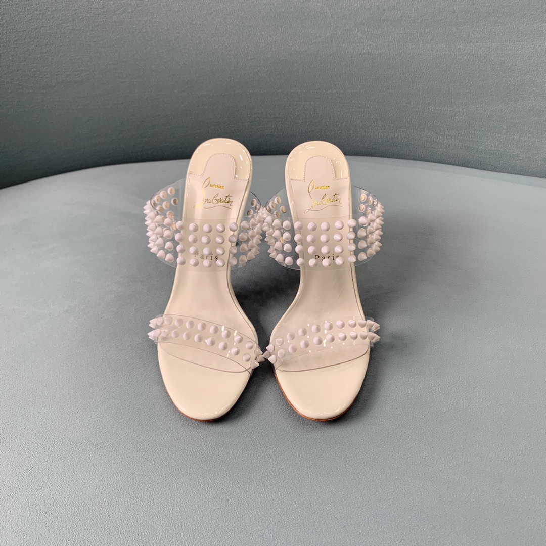 Ch**an louboutin flip spikes sandals