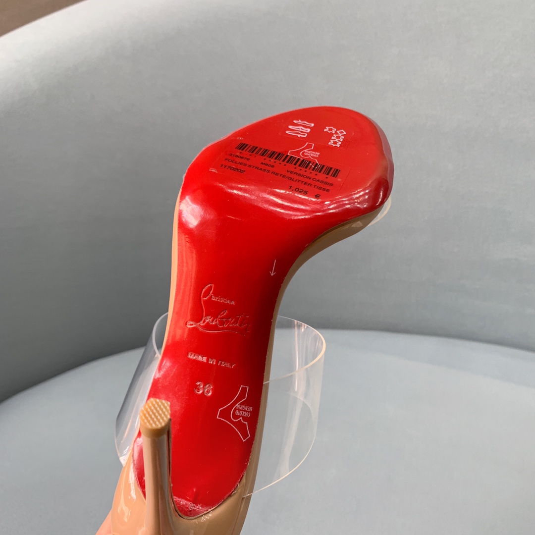Ch**an louboutin just nothing sandals