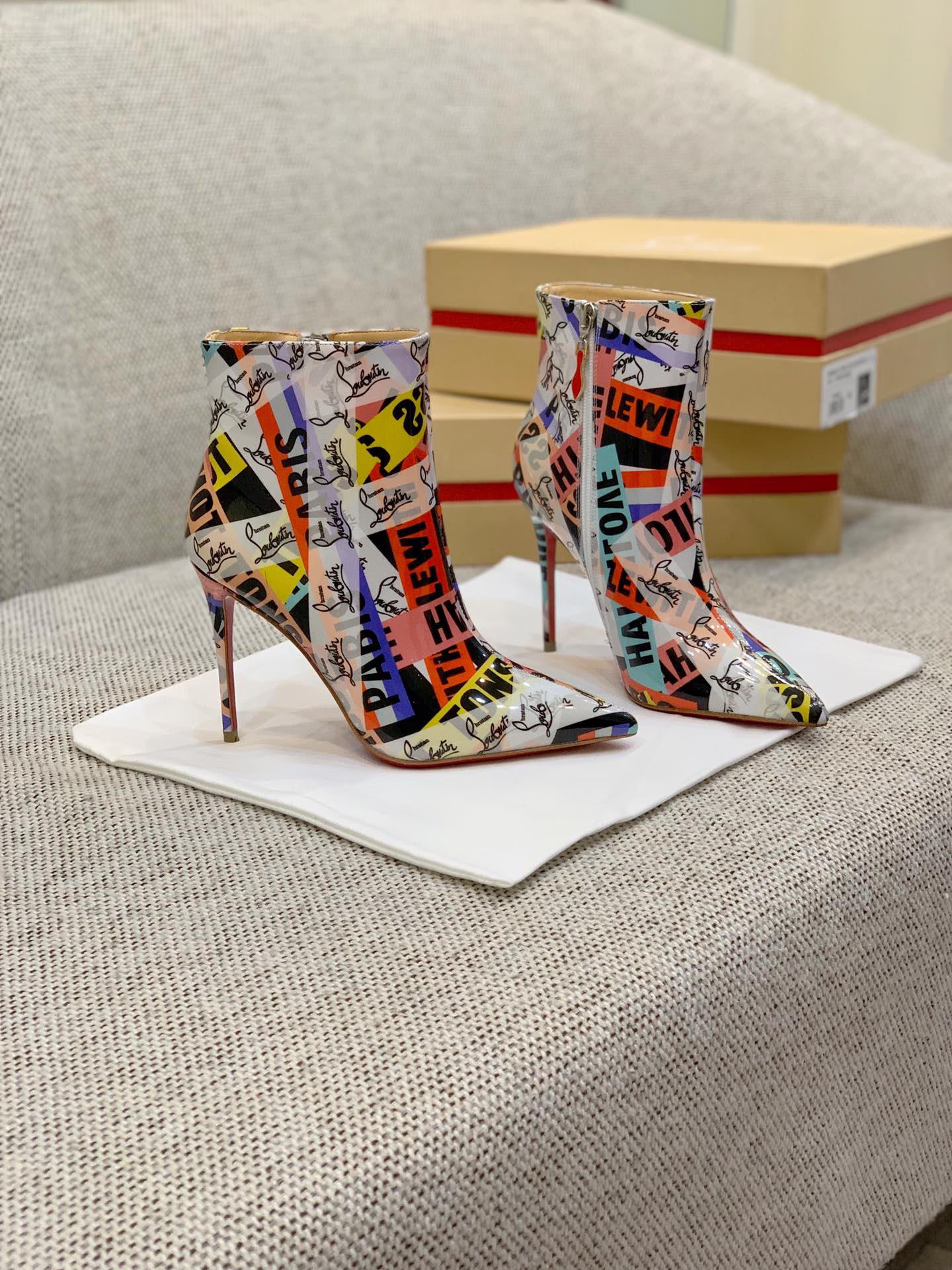 Ch**an louboutin so kate booty boots