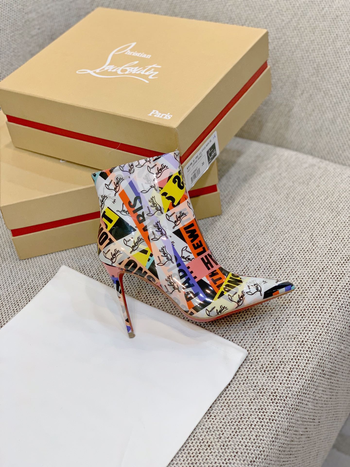 Ch**an louboutin so kate booty boots