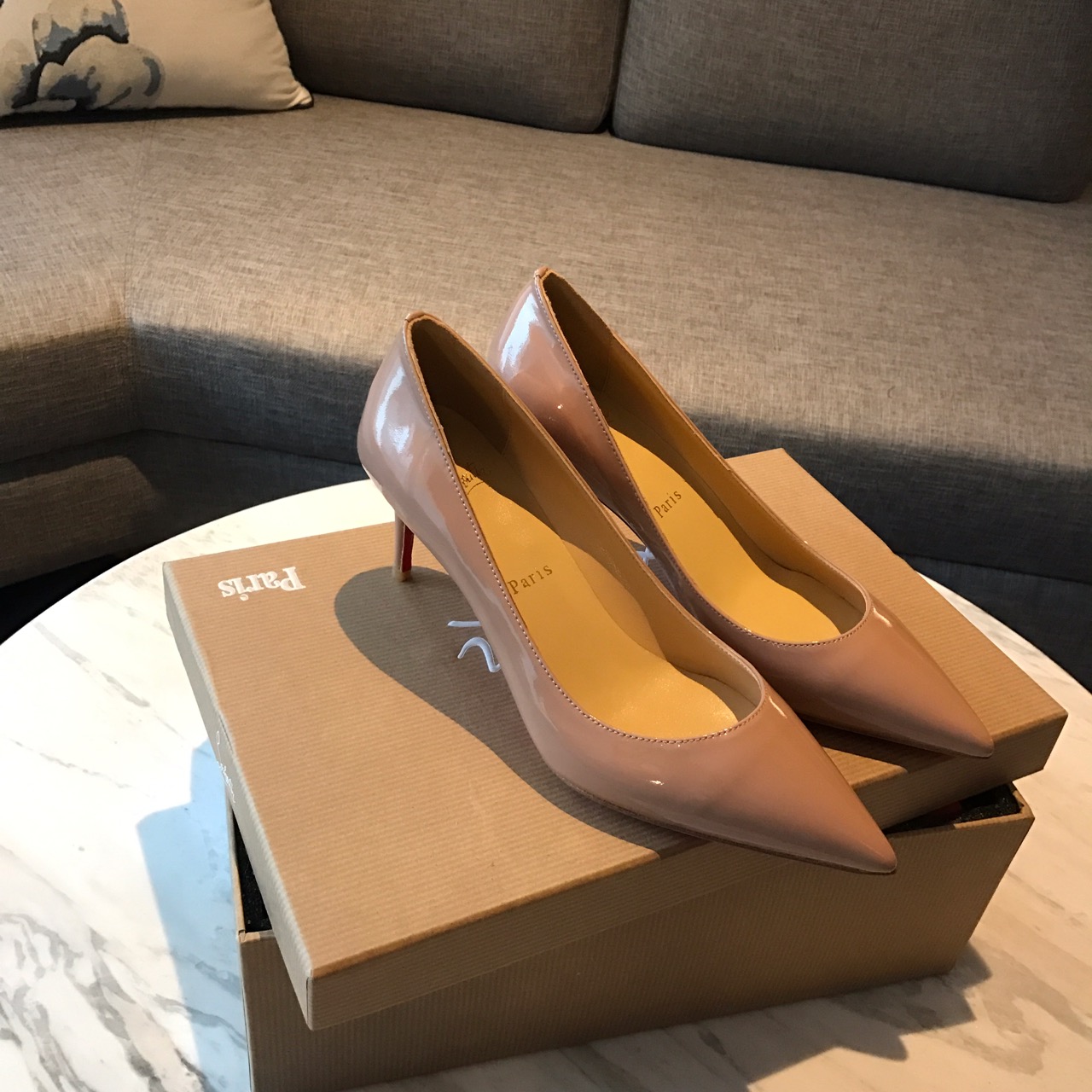 Ch**an louboutin iriza high heels