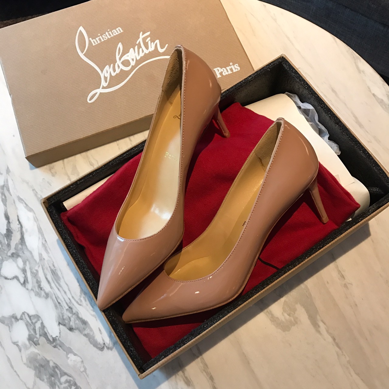 Ch**an louboutin iriza high heels