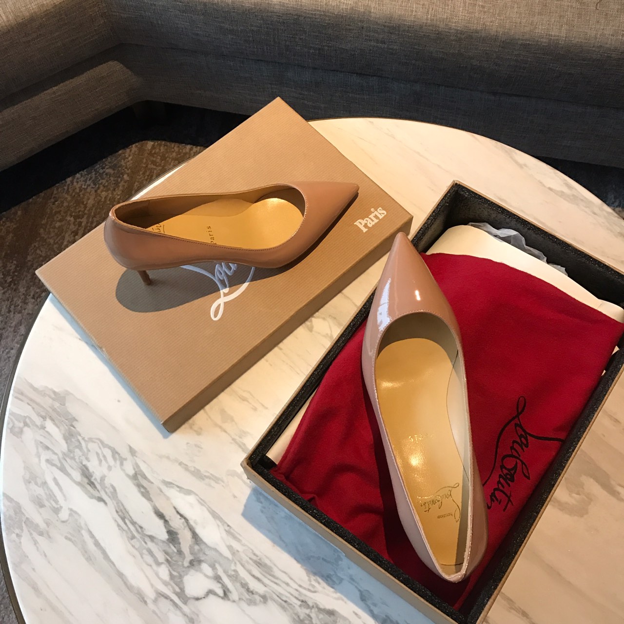Ch**an louboutin iriza high heels