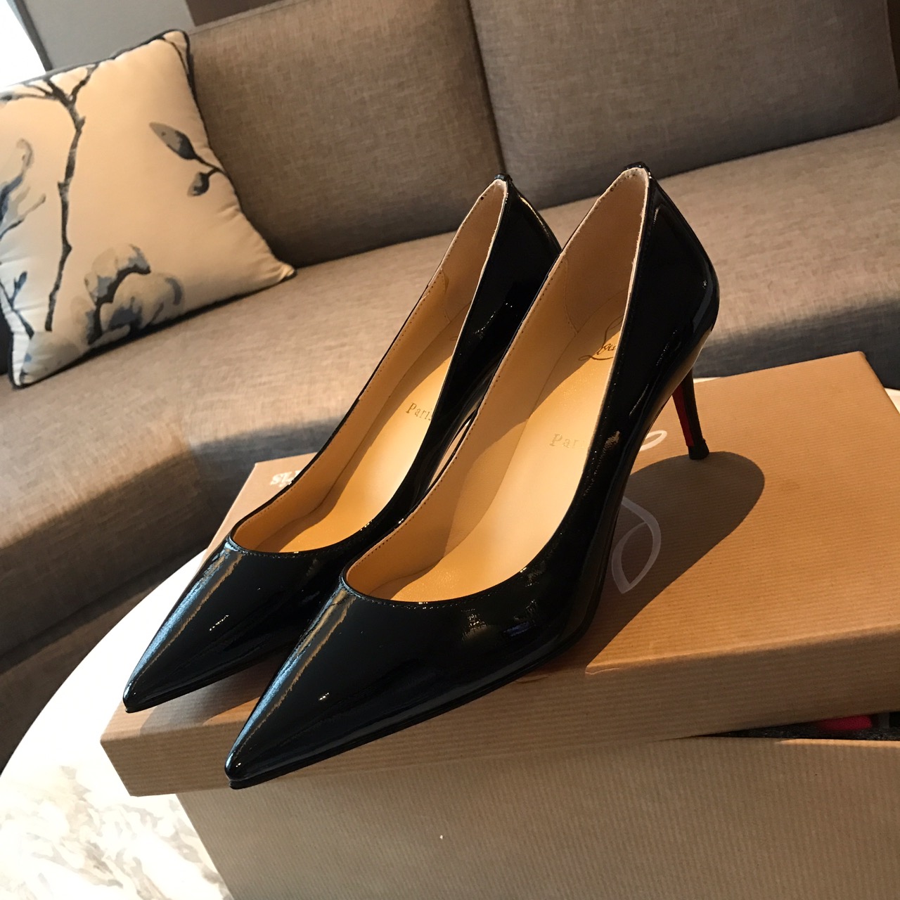 Ch**an louboutin iriza high heels