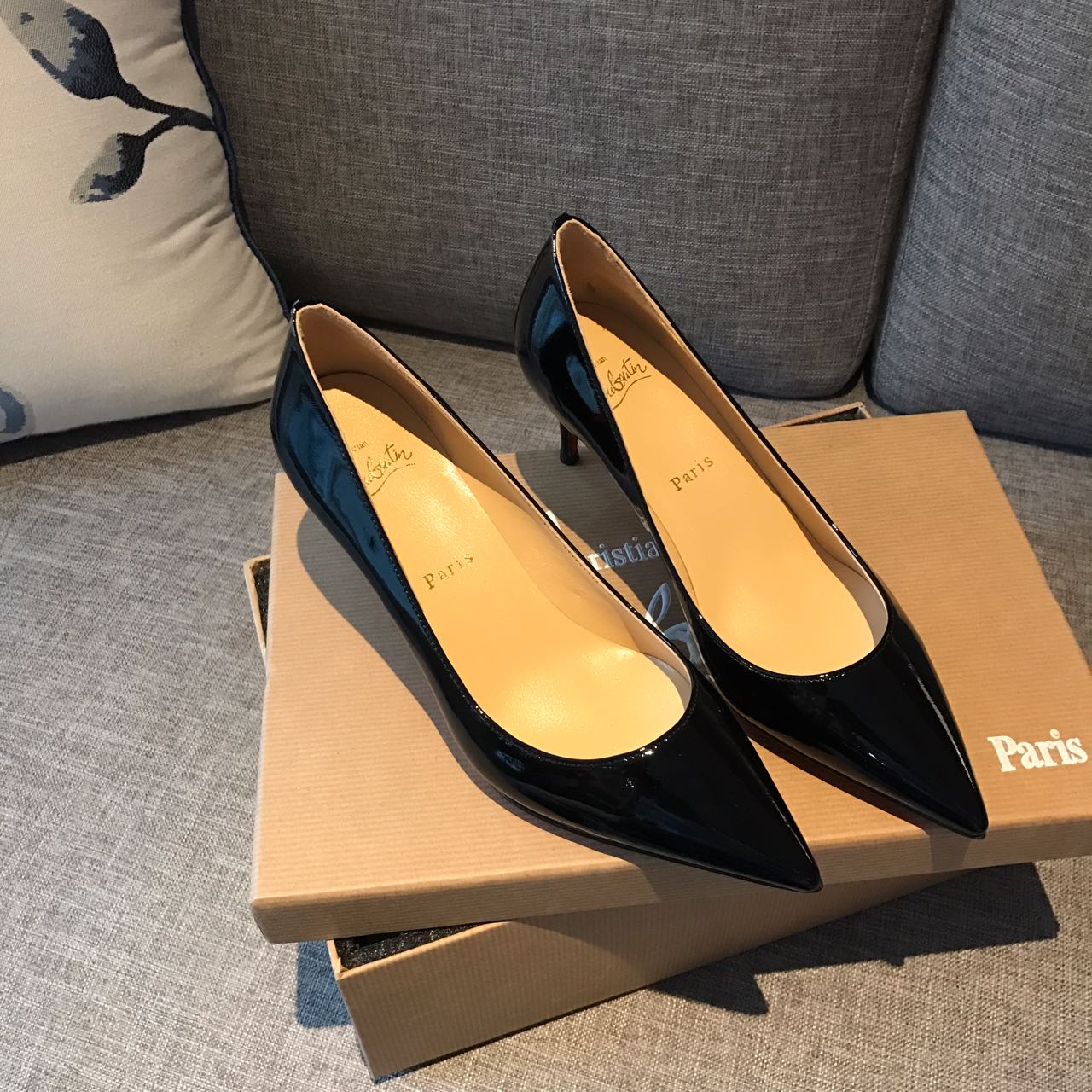 Ch**an louboutin iriza high heels