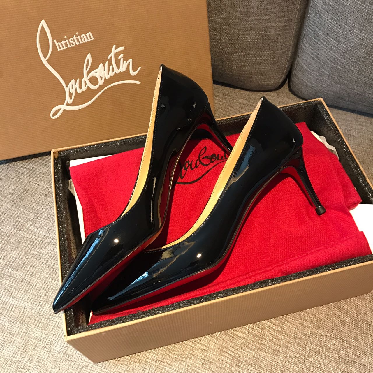 Ch**an louboutin iriza high heels