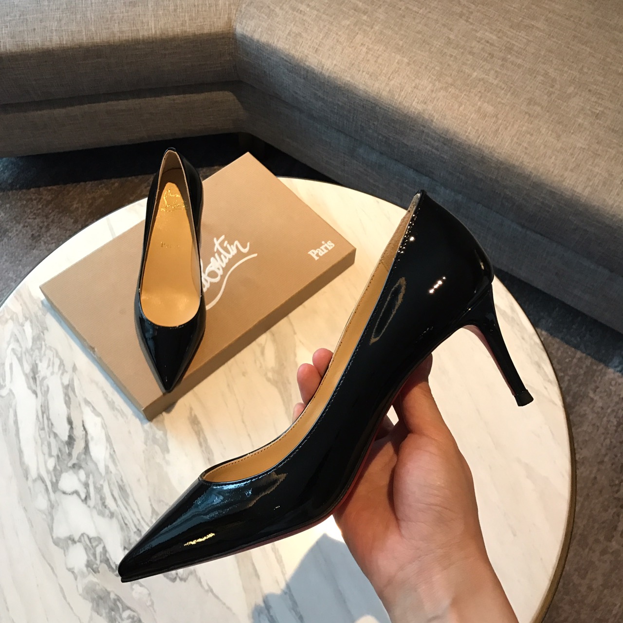 Ch**an louboutin iriza high heels