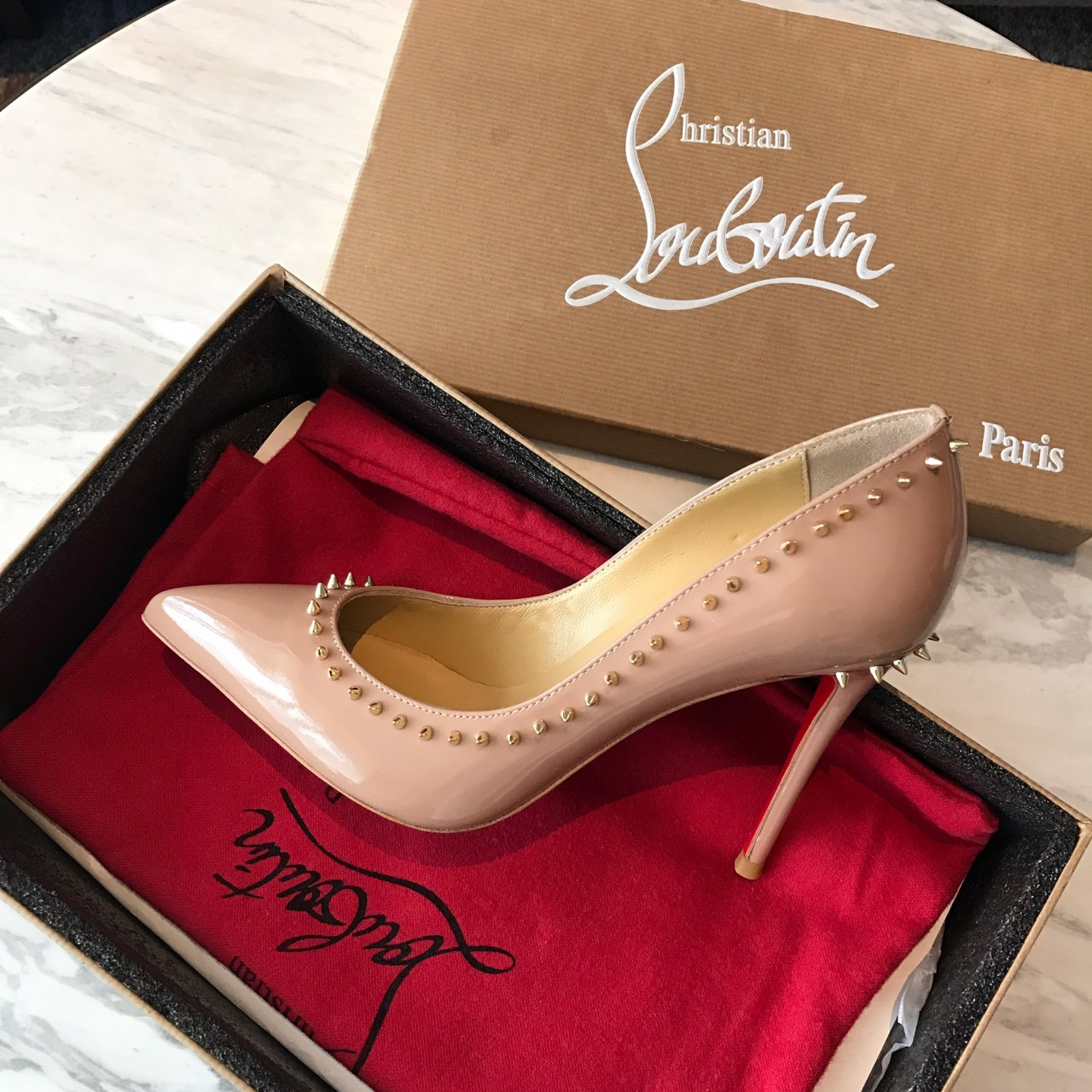 Ch**an louboutin anjalina high heels