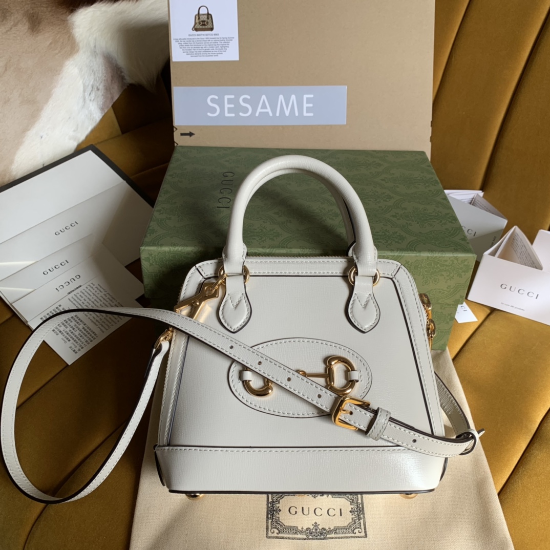 G*u*i horsebit 1955 mini top handle bag