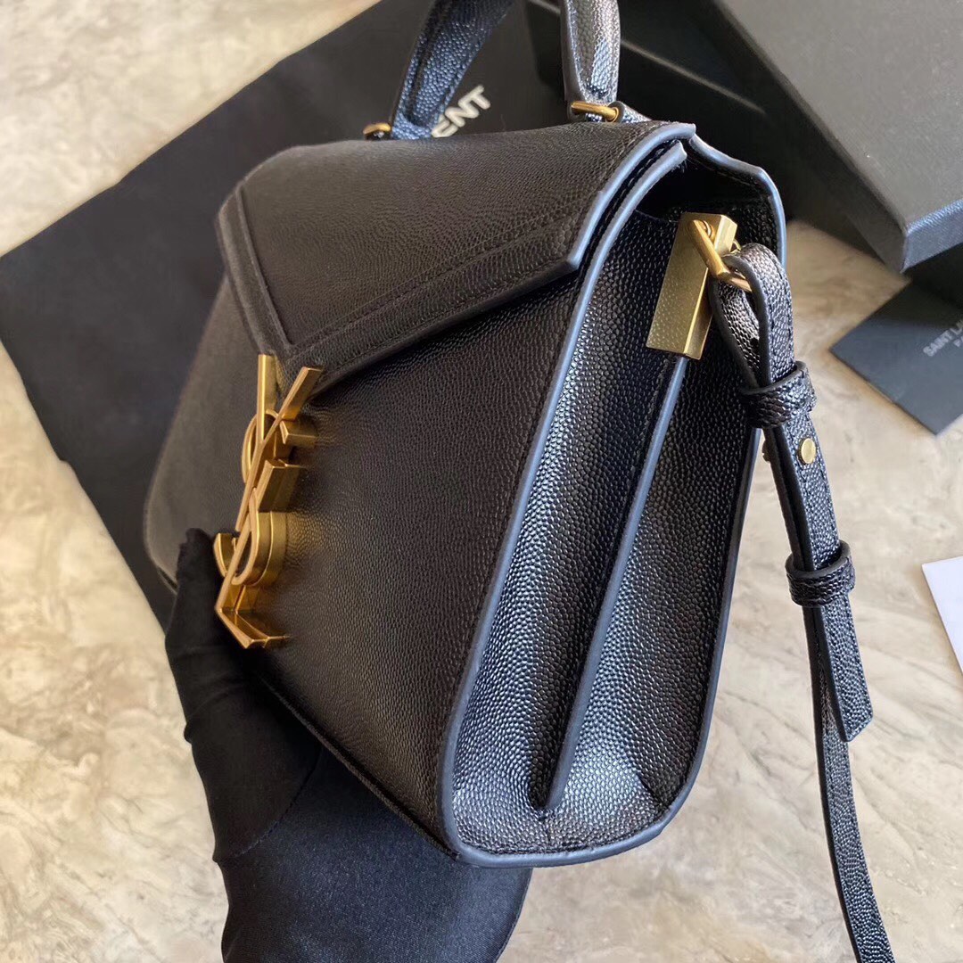 CASSANDRA MONOGRAM CLASP BAG IN MATTE PYTHON