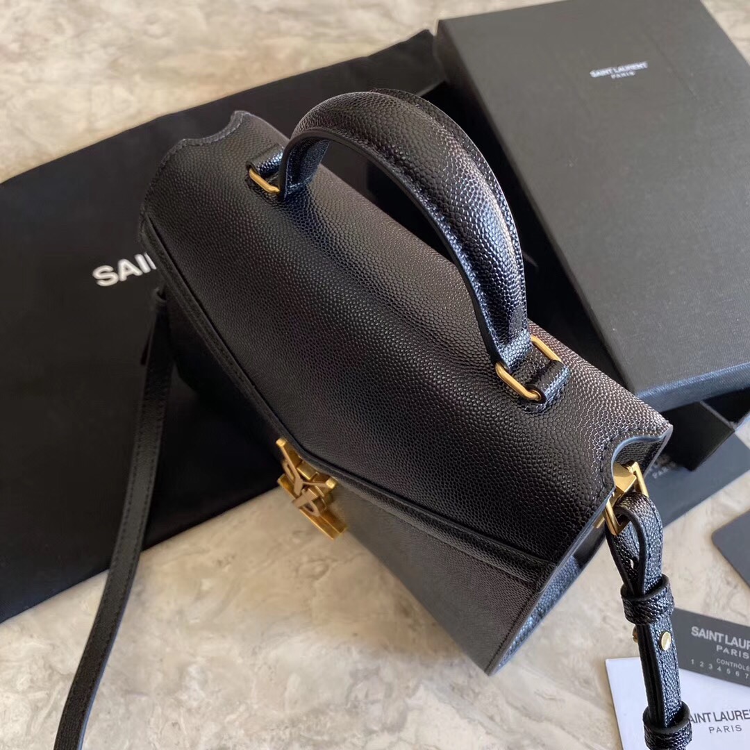 CASSANDRA MONOGRAM CLASP BAG IN MATTE PYTHON