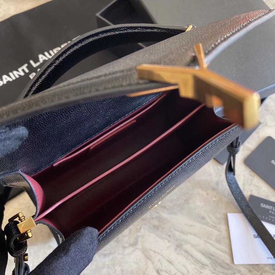 CASSANDRA MONOGRAM CLASP BAG IN MATTE PYTHON