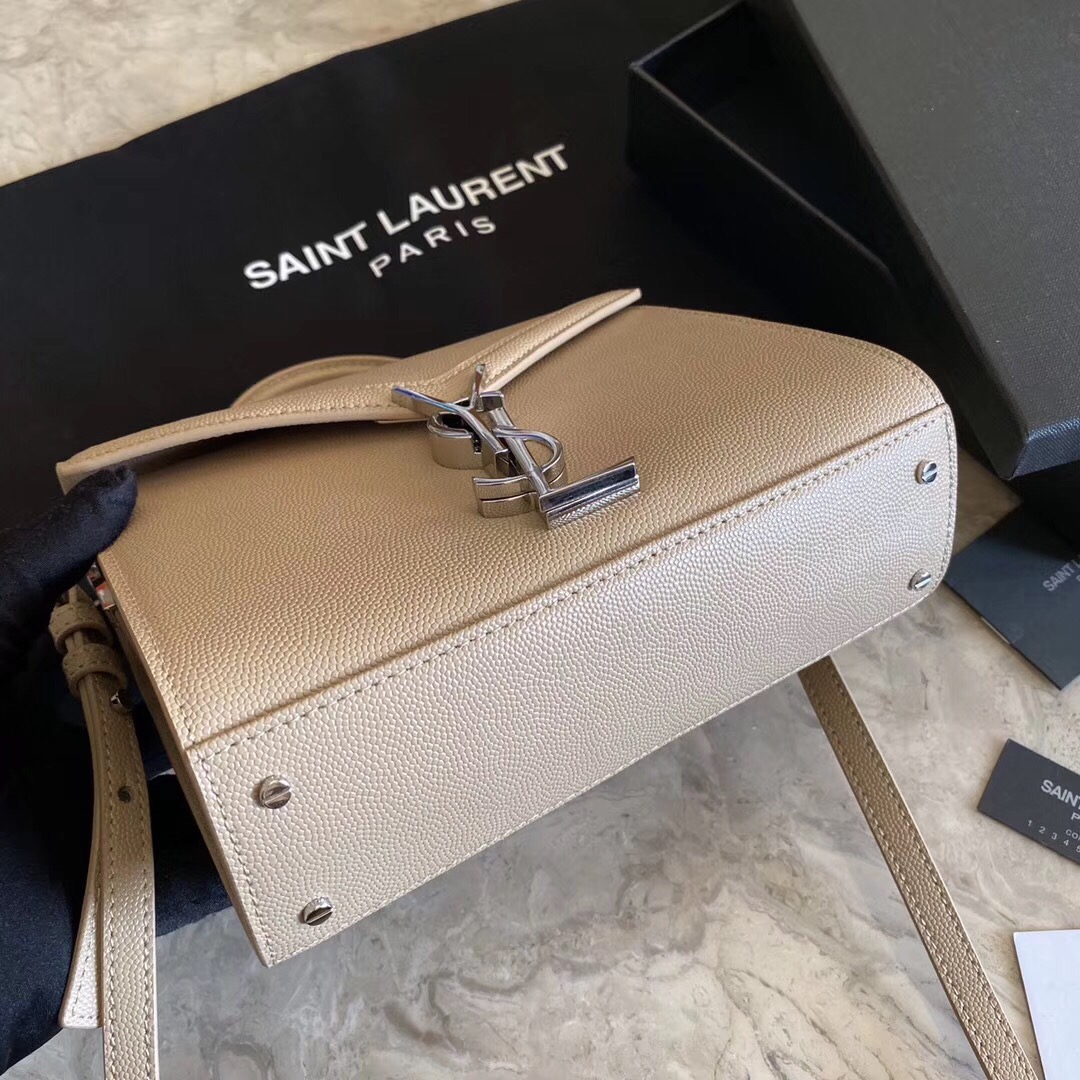 CASSANDRA MONOGRAM CLASP BAG IN MATTE PYTHON