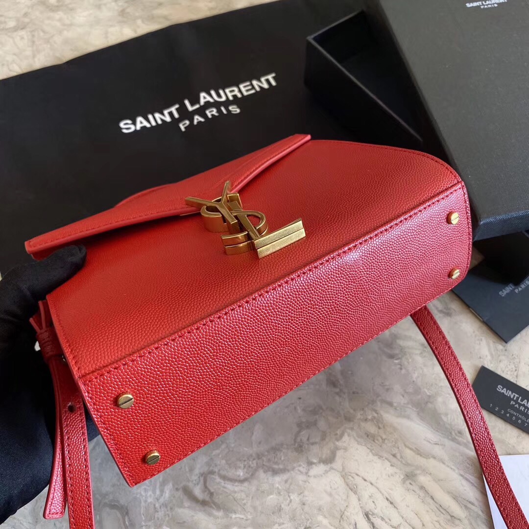 CASSANDRA MONOGRAM CLASP BAG IN MATTE PYTHON