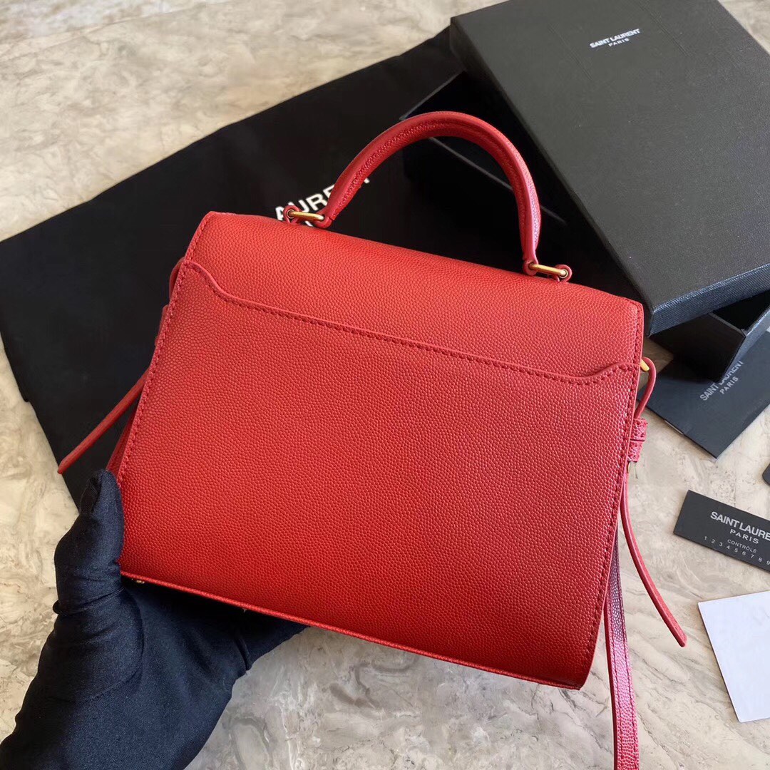 CASSANDRA MONOGRAM CLASP BAG IN MATTE PYTHON