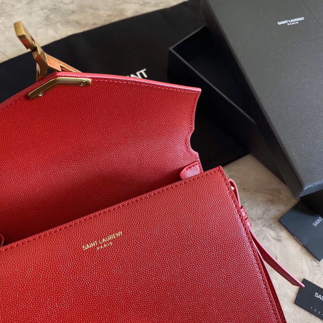 CASSANDRA MONOGRAM CLASP BAG IN MATTE PYTHON