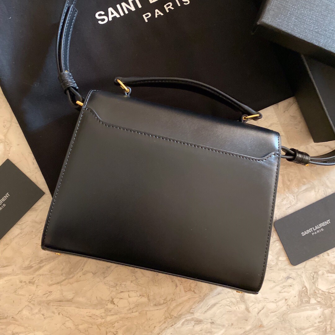 CASSANDRA MONOGRAM CLASP BAG IN MATTE PYTHON